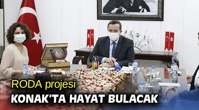 RODA Üyeleri Konak Belediye Başkanı Abdül Batur’u Ziyaret Etti